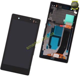 Дисплейний модуль Sony Xperia Z L36 L36h L36i C6602 C6603 C6606 original з рамкою