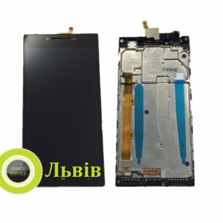 Модуль (сенсор+дисплей) Lenovo P70 P70T P70-A з рамою Black