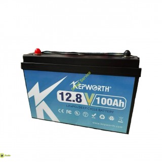Акумулятор KEPWORTH 12V 100Ah 1280W*h LiFePO4 літій-залізо-фосфат для інверторів/ДБЖ/UPS/сонячних панелей