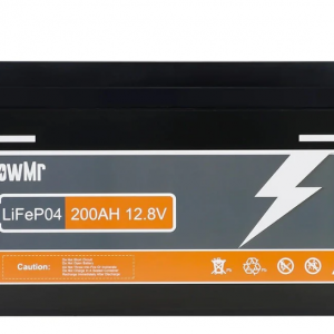 Акумулятор PowMr 12V 200Ah 2560W*h LiFePO4 літій-залізо-фосфат для інверторів/ДБЖ/UPS/сонячних панелей